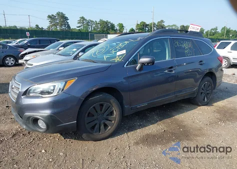2017 Subaru Outback 2.5I Premium из США, поврежденный, VIN 4S4BSACC2H3410884